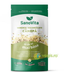 Sano Vita Seminte de Canepa Decorticate 200g