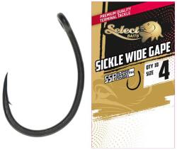 Select Baits Carlige SELECT BAITS Sickle Wide Gape SSF, nr. 6, 10 buc/plic (SEL-218176)