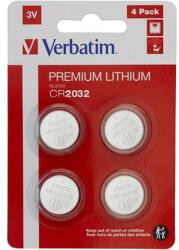 Verbatim Gombelem, CR2032, 4 db, VERBATIM Premium (VECR20324) - irodasziget