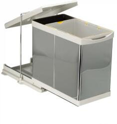 Pelikan Cos gunoi glisant cu doua compartimente 20L+1L inox (21100) Cos de gunoi