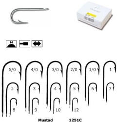 Mustad Carlige Mustad 1251c Tija Lunga, Anticorozive, Nr 6, 10 Buc Plic (m.1251c.6)