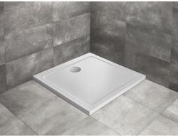 Radaway Doros Stone C szögletes lapos zuhanytálca 100x100 fekete, ajándék szifonnal (SDRC1010-01-54S)