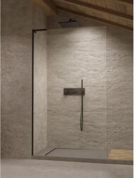 Radaway Modo SL II Black Walk-in fekete zuhanyfal 70 átlátszó jobbos (10319074-54-01R)