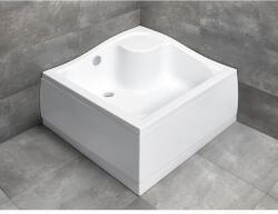 Radaway Korfu C szögletes zuhanytálca 90x90 fehér, ajándék szifonnal (4C99400-03)