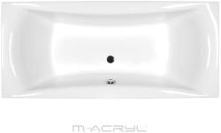 M-Acryl Amanda egyenes akril kád 170x75 + Ajándék kádláb és peremrögzítő (12022-15570)