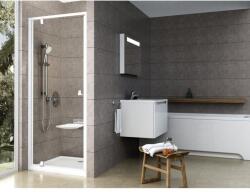 RAVAK Pivot PDOP1-80 zuhanyajtó fehér/króm+transparent (03G40100Z1)