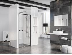RAVAK Pivot PDOP1-80 zuhanyajtó fekete+transparent (03G40300Z1) - groszmann