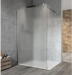 SAPHO VARIO CHROME Fix zuhanyfal, fali profillal, merőleges merevítő nélkül, matt üveg, 900mm (GX1490GX1010)