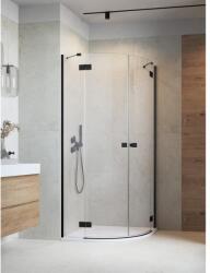 Radaway Essenza Black PDD íves fekete zuhanykabin 80x80 átlátszó (1385002-54-01L-1385002-54-01R)