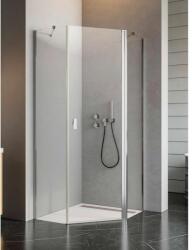 Radaway Nes PTJ szögletes zuhanykabin 90×80B átlátszó, balos, ajtó a hosszabb oldalon (10052000-01-01L-10052300-01-01)