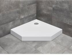 Radaway Doros PT szögletes zuhanytálca előlappal 90x90 fehér, ajándék szifonnal (SDRPTP9090-05)