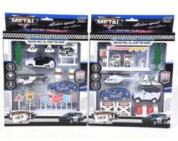 Magic Toys Rendőrségi játékszett járművekkel és kiegészítőkkel (MKL153932)