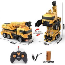 Magic Toys Titan átalakuló távirányítós darusautó 26cm (MKO341984)