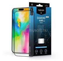 MyScreen MSP MD9228 DGLFG iPhone 16 Pro Max 2.5D 9H fekete üveg kijelzővédő (MS238304) (MS238304)