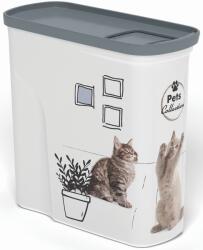 Keter állateledel tároló doboz 1, 5kg/2L cicás 254868 (04346-E26) (254868)