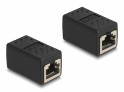Delock RJ50 adapter anya anya fekete (87991) (87991)