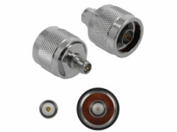 Delock Adapter N-dugó apa RP-SMA csatlakozóhüvely 10 GHz (89984)