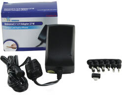  HQ univerzális 3-12V 27W hálózati adapter (EU) (P.SUP.EU27W)