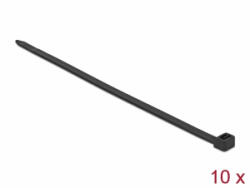 Delock Kábelkötegelő 1020 x 9 mm (H x Sz), 10 darab fekete (19725) (19725) - aqua