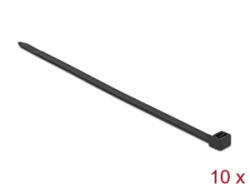 Delock Kábelkötegelő 920 x 9 mm (H x Sz), 10 darab fekete (19674) - aqua