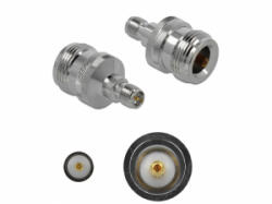 Delock Adapter N-hüvely apa RP-SMA-csatlakozóhüvely 10 GHz (89987)