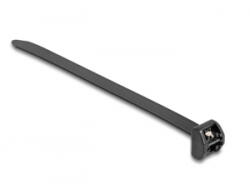 Delock Kábel szorító fémkapoccsal Hx 406 x Sz 12, 7 mm 10 db. Fekete (19728) (19728) - aqua