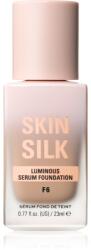 Makeup Revolution Skin Silk Serum Foundation könnyű alapozó világosító hatással árnyalat F6 23 ml