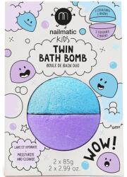 Nailmatic Kids bombă de baie Blue + Violet 2x85 g