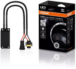 OSRAM LEDriving LEDSC05 Smart Canbus előtét ellenállás, LED hibaüzenet kiküszöbölő modul H8, H9, H11 és H16 típusú LED izzókhoz, tompított, távolsági és ködlámpákhoz, 15 W, LEDSC05-2HB, 2db/csomag (LEDSC05-