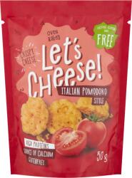 Let's Cheese ropogós, sült sajt snack paradicsomos ízben 50 g