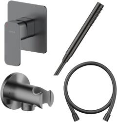 Oltens Set baterie de duș Oltens Hadsel 33106400, conexiune unghiulară cu mâner Oltens Hvita 39304400, 37102400, 37200400 (36627400)