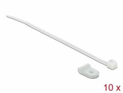 Delock Fehér színű, összekapcsoló pánt készlet 3, 2 mm H 100 x Sz 2, 5 mm kábelekkel (18859) (18859)