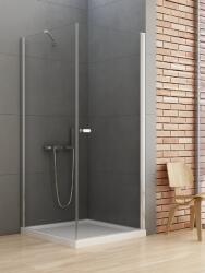 NEW TRENDY New Soleo cabină de duș 100x80 cm dreptunghiular crom luciu/sticlă transparentă D-0142A/D-0087B (D0142A/D0087B)