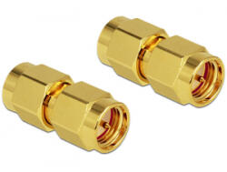 Delock SMA dugó > SMA dugó adapter (88726) - aqua