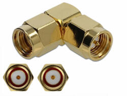 Delock Adapter SMA-dugó apa RP-SMA-dugó 90 10 GHz (89951) (89951)