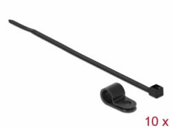 Delock Fekete színű, összekapcsoló pánt készlet 9, 5 mm H 200 x Sz 4, 8 mm kábelekkel (18868) (18868)