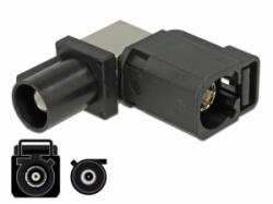 Delock Adapter, FAKRA A csatlakozóhüvely 90 > FAKRA A-dugó (89857) (89857)