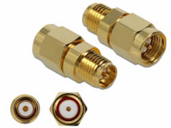 Delock Adapter SMA-dugós csatlakozó apa RP-SMA-csatlakozóhüvely 10 GHz (89973)