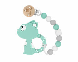  Kikkaboo cumitartó pánt szilikon Cica menta - babycenter-online