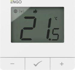 ENGO Termostat Inteligent T9E25-230W, 230 V, Alb (T9E25-230W)