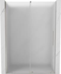Mexen Velar, tolózuhanyajtó nyitáshoz 130 cm, 8 mm-es matt üveg, csiszolt acél, 871-130-000-31-97 (871-130-000-31-97)