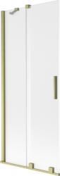 Mexen Velar, 2 szárnyas eltolható kádparaván 80 x 150 cm, 8 mm matt üveg, arany matt, 896-080-000-31-55 (896-080-000-31-55)