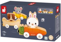 Janod Tren magnetic din lemn Janod - Animale (J03315) Figurina