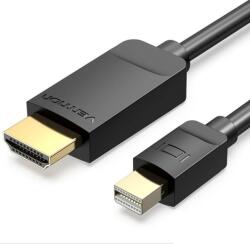 Vention mini Displayport - HDMI, (fekete), 2m, kábel