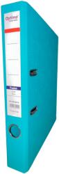 Optima Biblioraft A4, plastifiat PP/PP, margine metalica, 50 mm, Optima Premium - turcoaz (OP-50055016) - pcone