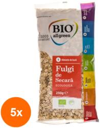 Bio All Green Set 5 x Fulgi de Secara Eco, Bio All Green, 250 g (OIB-5xBLG-2098682)