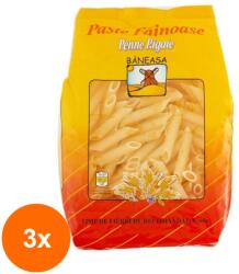 Baneasa Set 3 x Paste fainoase Penne Rigate Baneasa, 1 kg