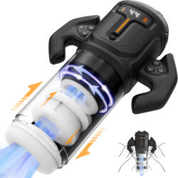 SuperLove Automatic Thrusting & Rotating Dual Sleeve Masturbator