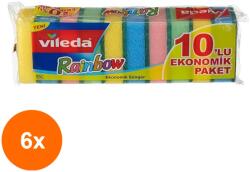 Vileda Set 6 x 10 Bureti de Vase Vileda, Rainbow (ROC-6xMAG1013544TS)