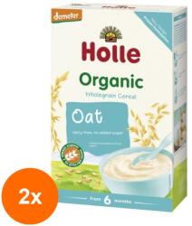 Holle Baby Set 2 x Piure din Ovaz Organic Eco, Holle Baby, 250 g (OIB-2xBLG-4952619)